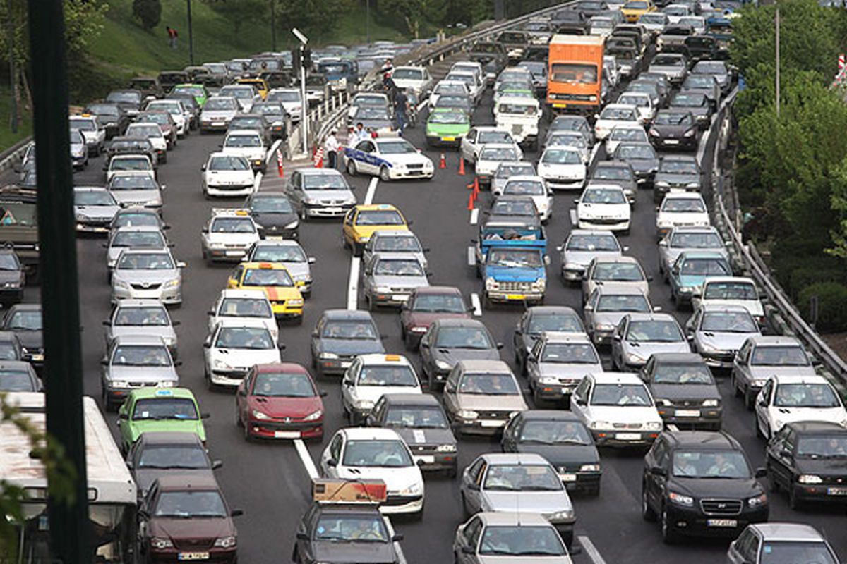 آخرین وضعیت ترافیک معابر شهر تهران در روز شنبه