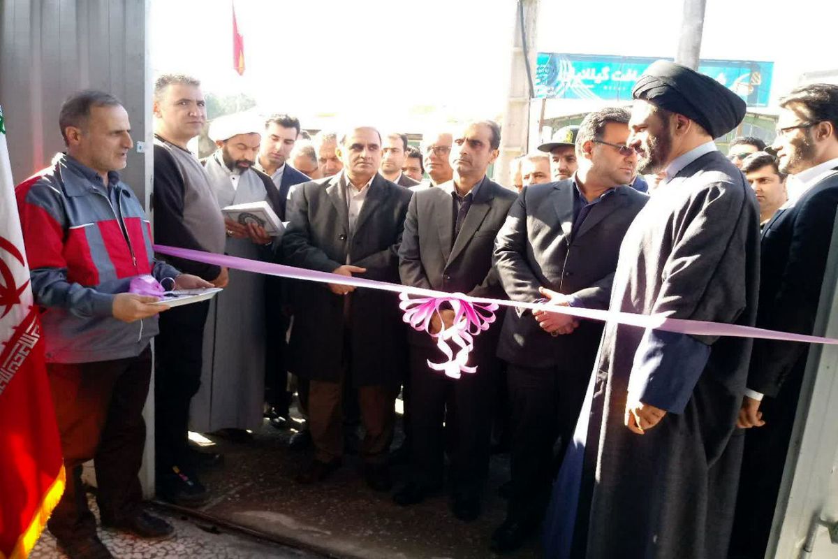 یک واحد صنعتی نساجی در شهرستان شفت افتتاح شد