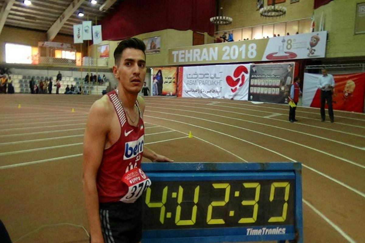 محمد جعفری قهرمان مسابقات دو و میدانی کشور شد