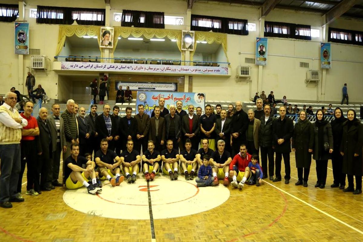 کردستان قهرمان رقابت های بسکتبال پیشکسوتان منطقه دو کشور شد
