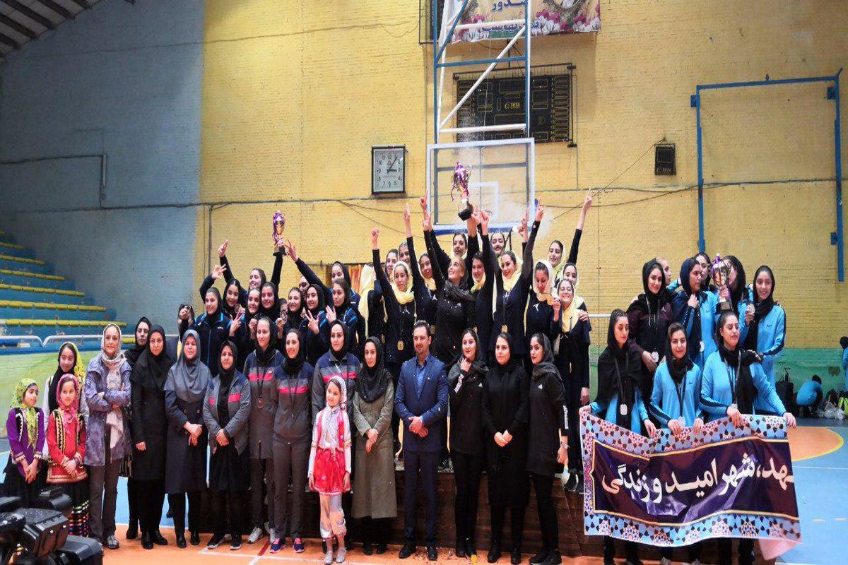 خانه بسکتبال کردستان قهرمانی لیگ دسته یک بسکتبال بانوان شد