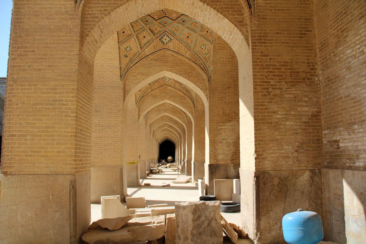 مرمت مسجد تاریخی جامع بیارجمند