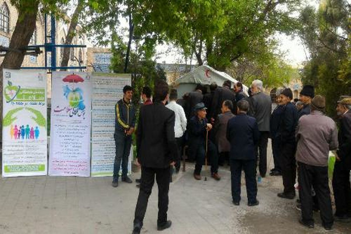 برگزاری ایستگاه سلامت در استان اردبیل