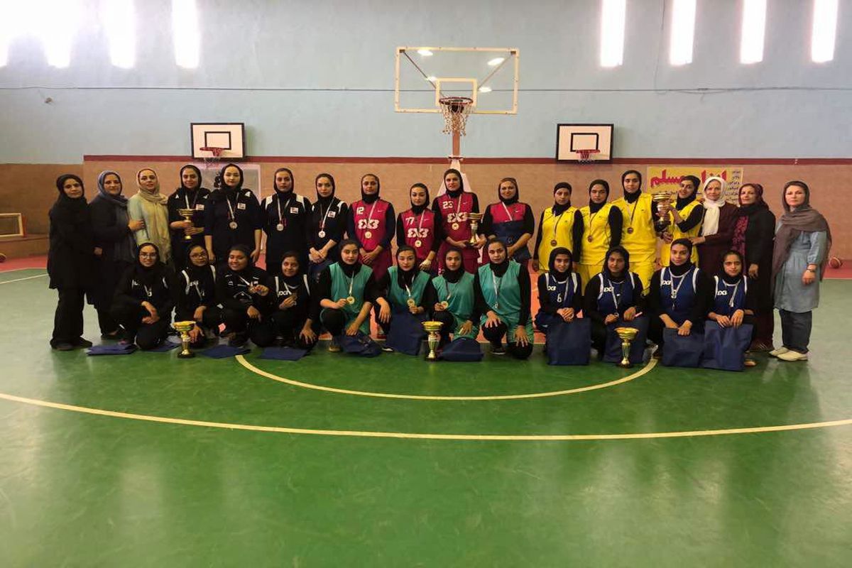 مسابقات بسکتبال سه به سه لیگ بانوان استان، جام رمضان برگزار شد