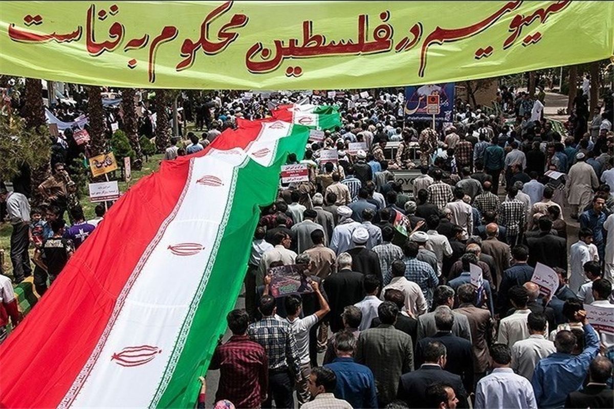 راهپیمایی روز قدس درشهرستان زنجان و ۲۰ شهر استان باشکوه تمام برگزار شد