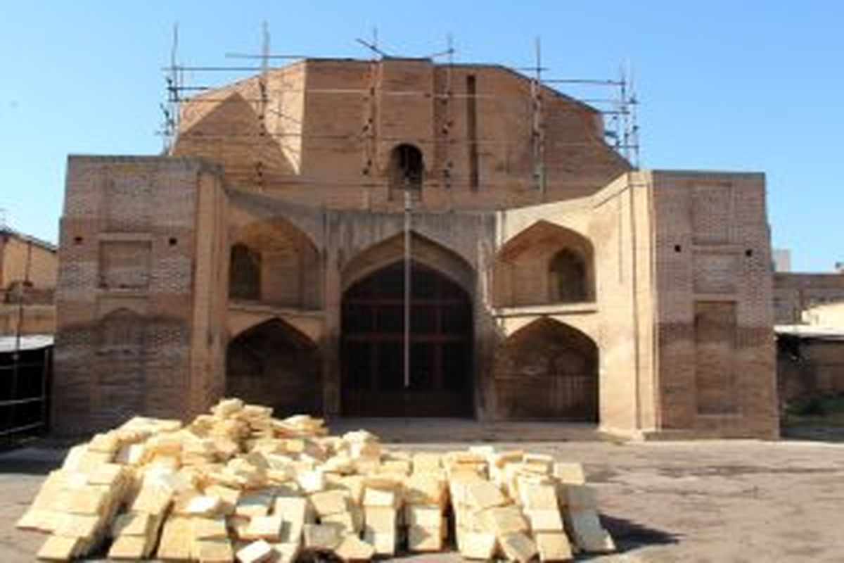 آغاز مرمت مسجد مدرسه حیدریه قزوین