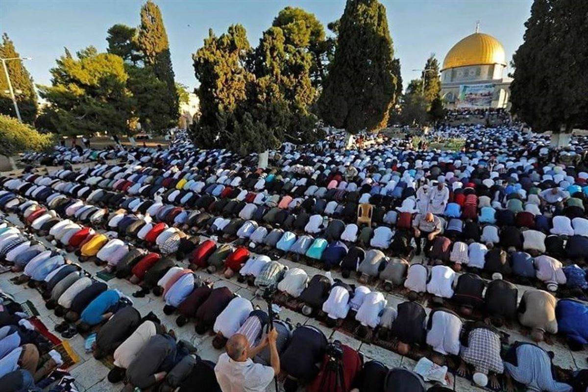 نماز عید فطر در سرزمین‌های اشغالی