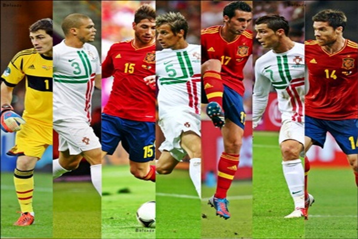 ترکیب تیم‌های پرتغال و اسپانیا مشخص شد