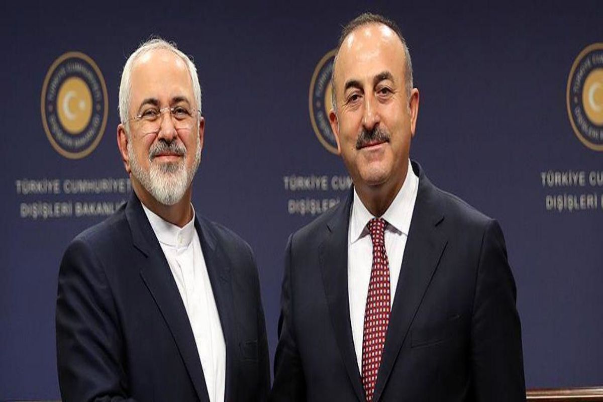 تبریک ظریف به وزیر امور خارجه ترکیه