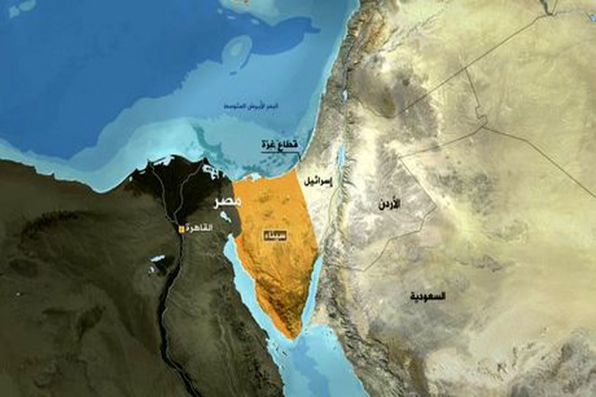 دیوار حائل اسرائیل به صحرای سینای مصر می‌رسد