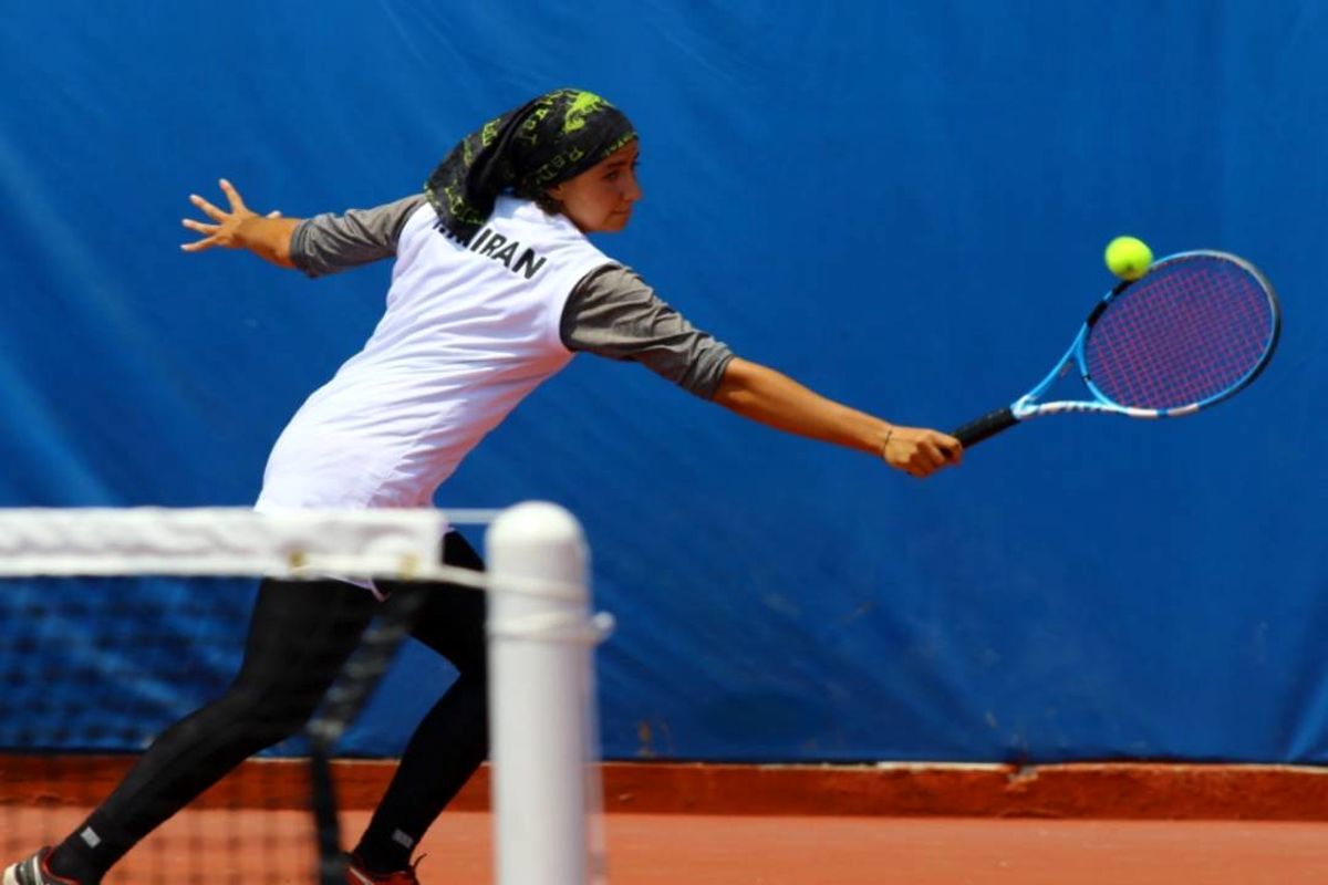 نماینده بانوی تنیس ایران حذف شد