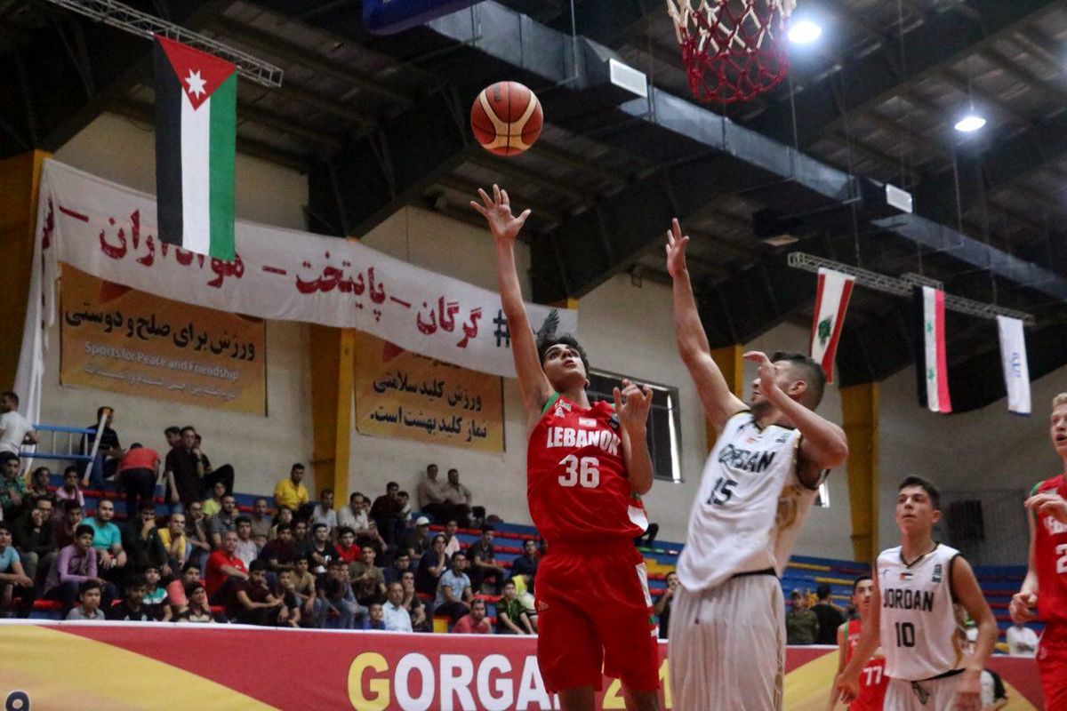 ایران و لبنان پیروز ۹۰ تایی نخستین رقابت بسکتبال نوجوانان غرب آسیا