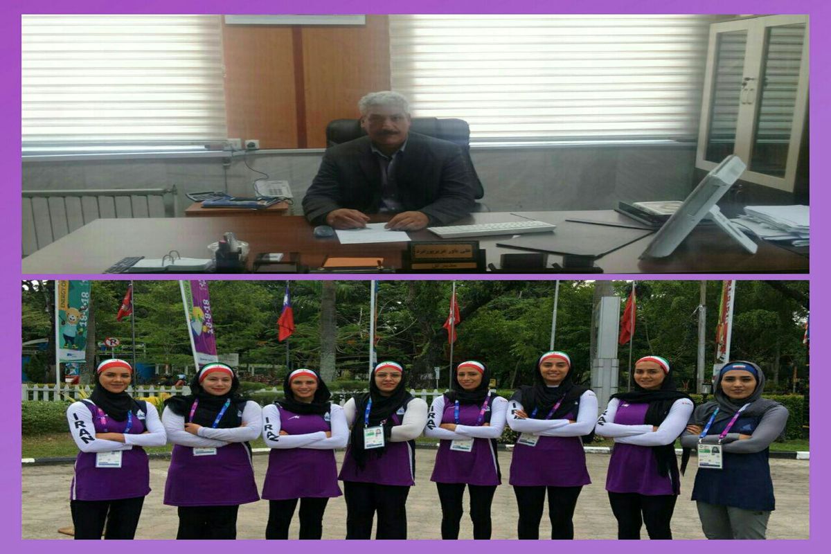 تبریک "مدیرکل ورزش وجوانان لرستان" به "صبا رحمتی" برای کسب قهرمانی کانوپولوی بانوان ایران درجاکارتا