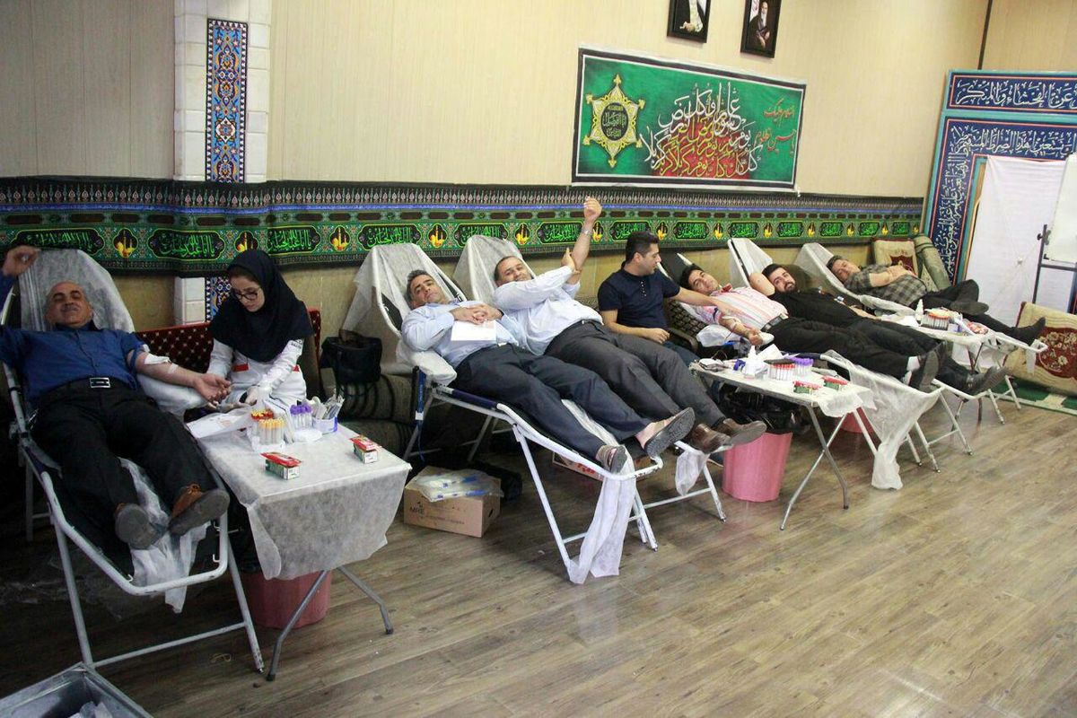 اهدای خون کارکنان آبفای منطقه ۶ شهرری، اهدای زندگی به هم نوعان نیازمند