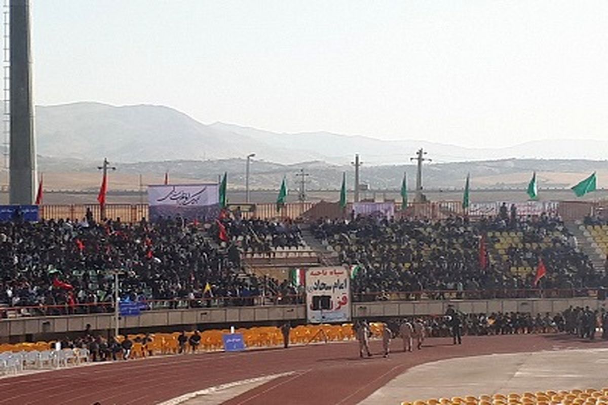 تجمع ۲۰هزار نفری بسیجیان در قزوین برگزارشد