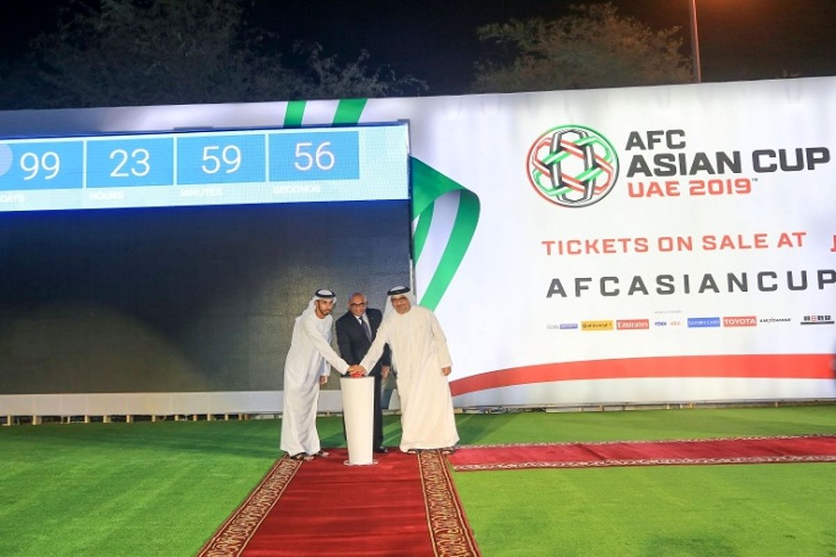 رونمایی از روزشمار جام ملت‌ها با حضور دبیرکل AFC