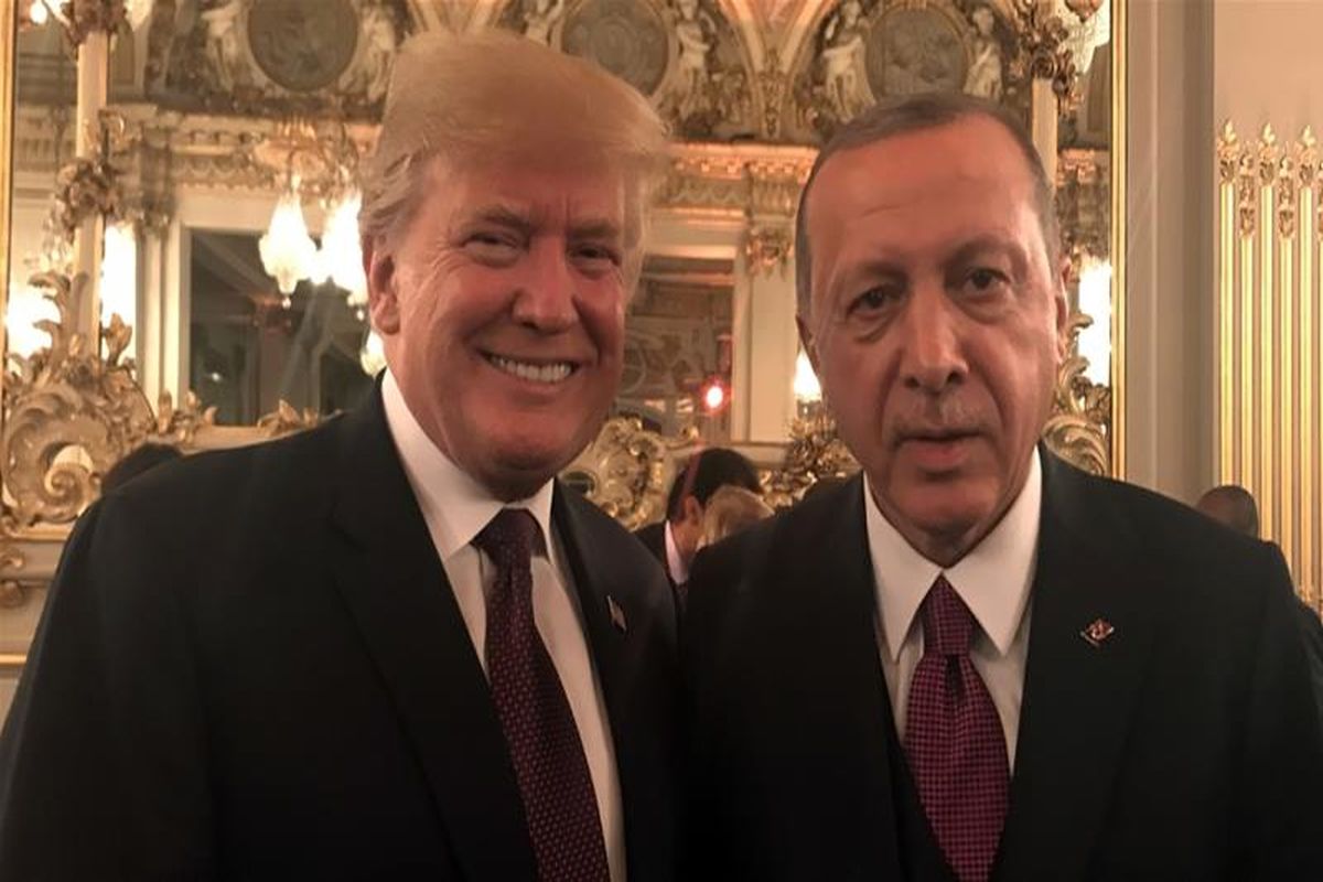 دیدار اردوغان و ترامپ در پاریس