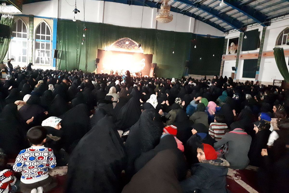 برگزاری مجلس وداع با محرم و صفر ویژه خواهران در زنجان