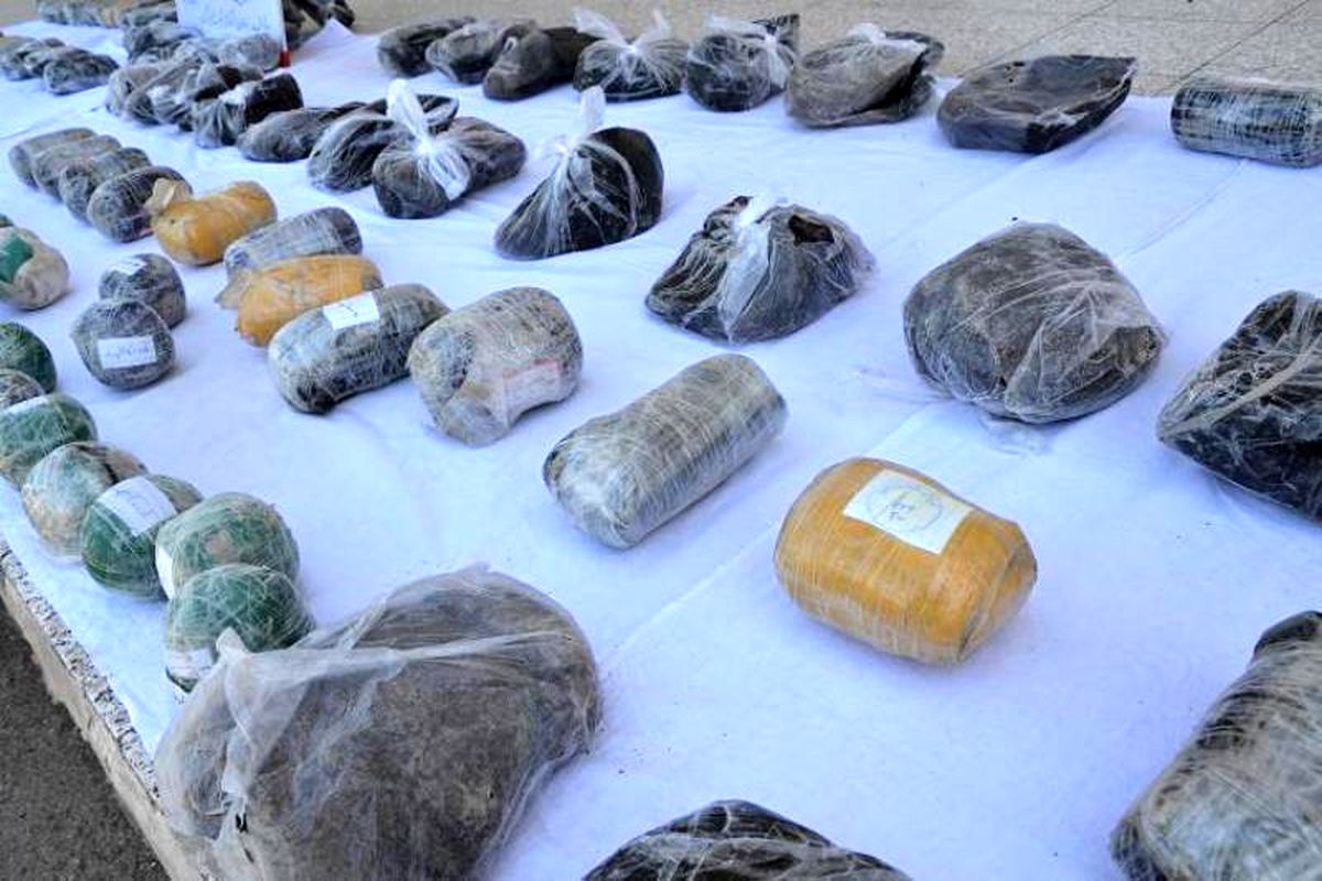 بیش از ۱.۳ تن انواع مواد مخدر در ایرانشهر کشف شد