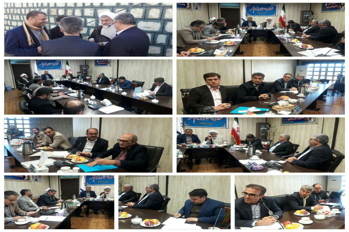 جلسه مشترک نماینده مجلس شورای اسلامی با شهردار و اعضای شورای اسلامی نسیم