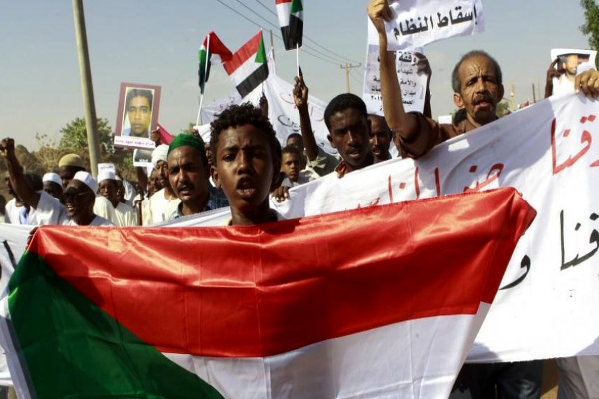 مقر کنگره ملی سودان به آتش کشیده شد