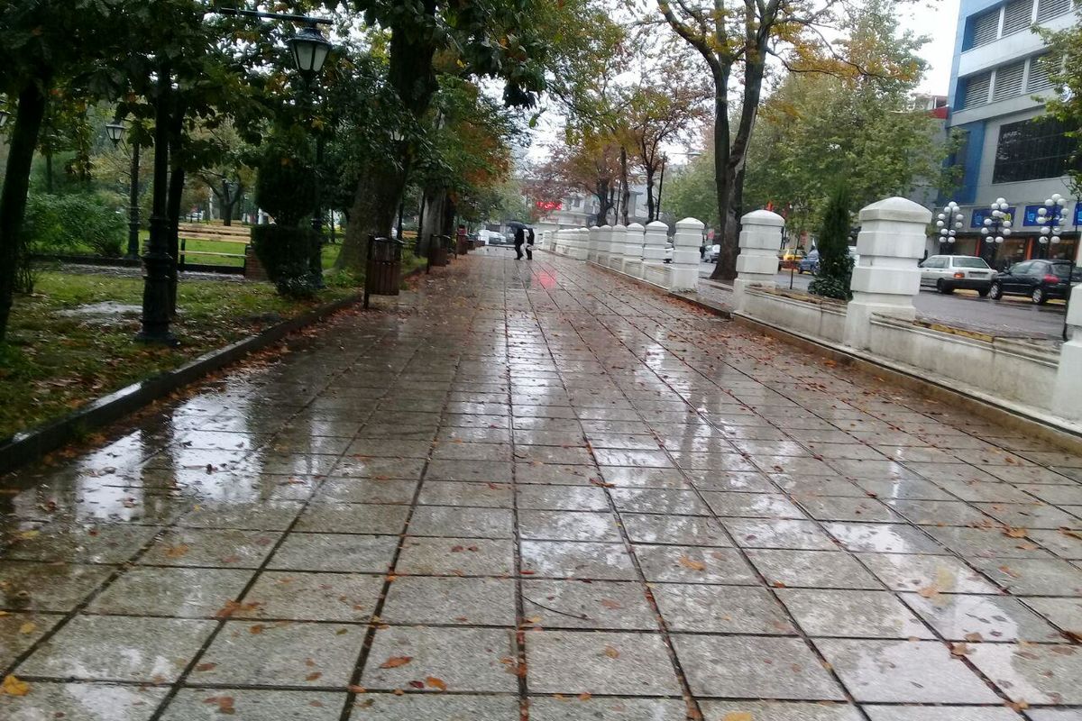 بارش باران و برف در گیلان