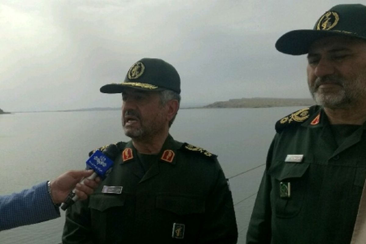فرمانده کل سپاه در بدو ورود به خوزستان از سد کرخه بازدید کرد