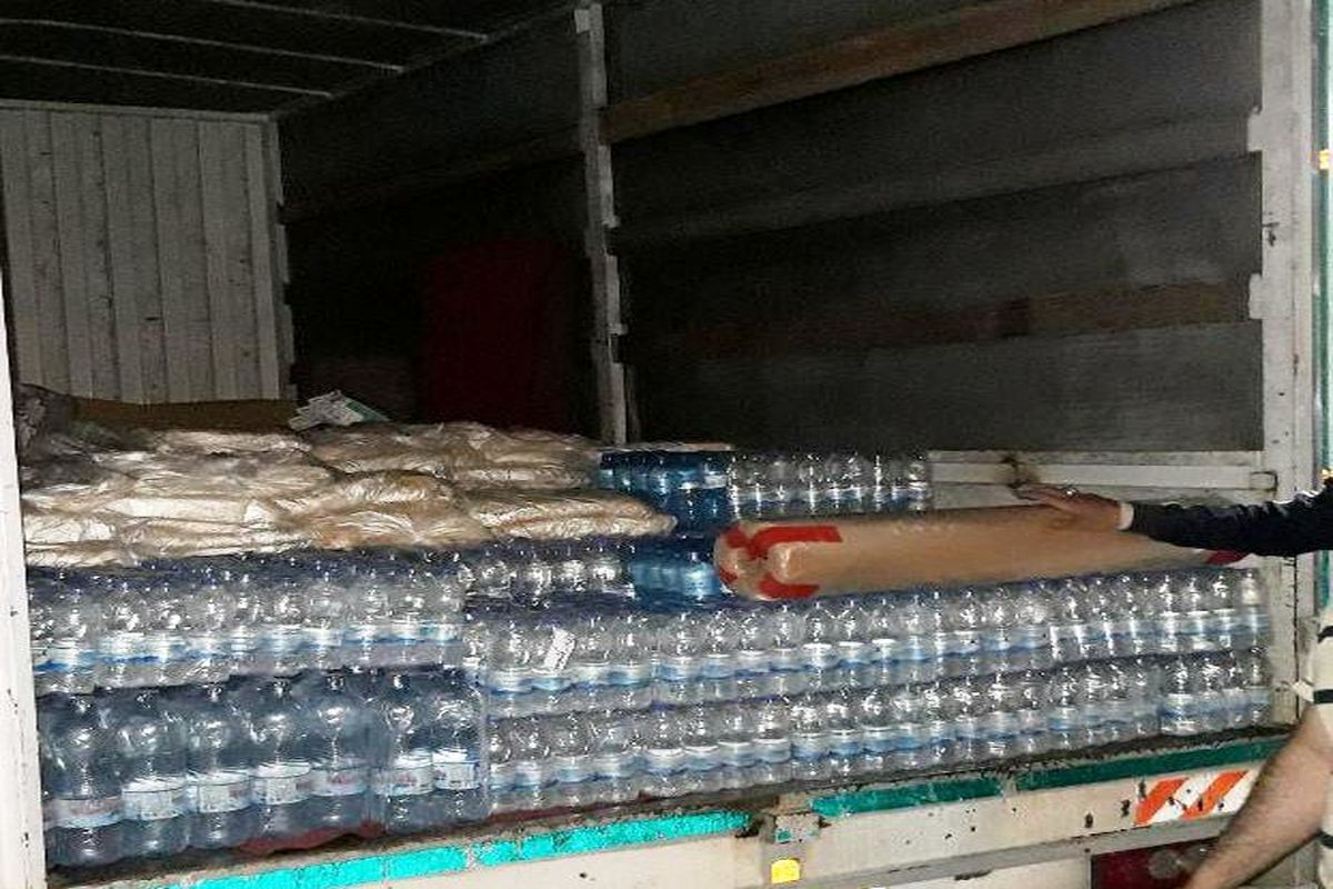 ارسال چهارمین محموله امدادی توسط جمعیت هلال احمر استان کرمان به مناطق سیل‌زده