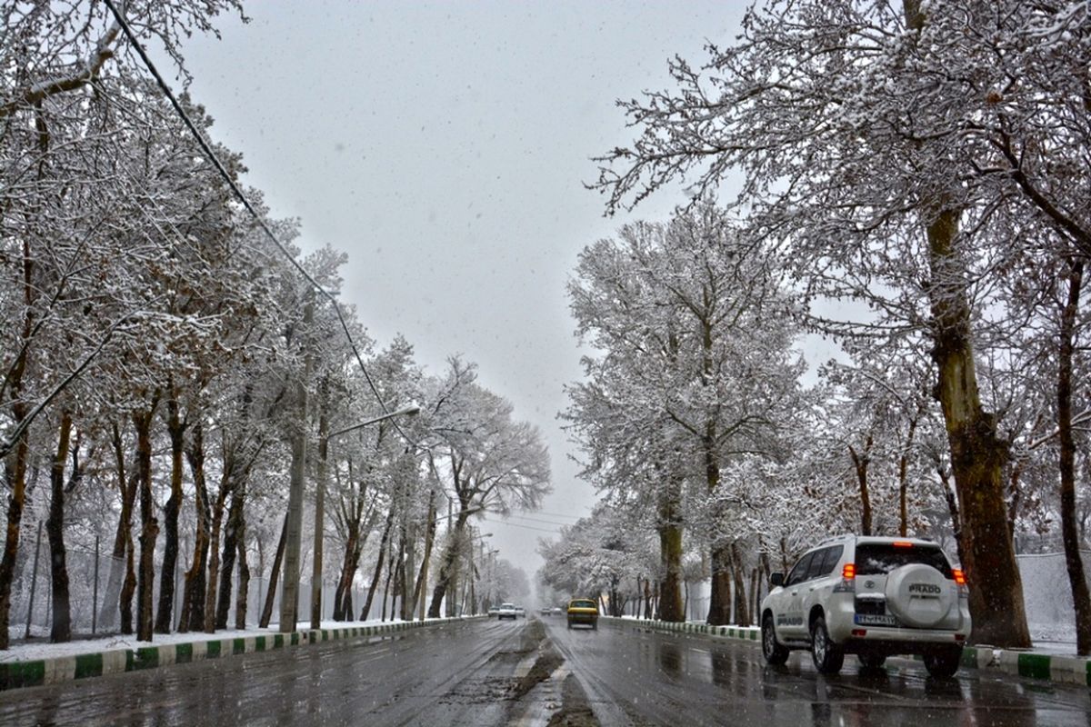 بارش نخستین برف زمستانی در ارومیه