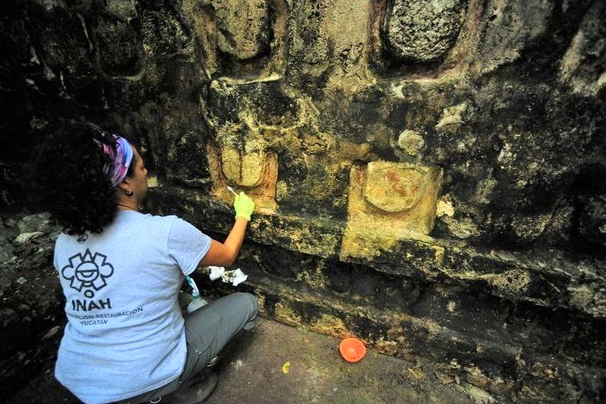 کشف کاخ باستانی از تمدن مایاها در مکزیک
