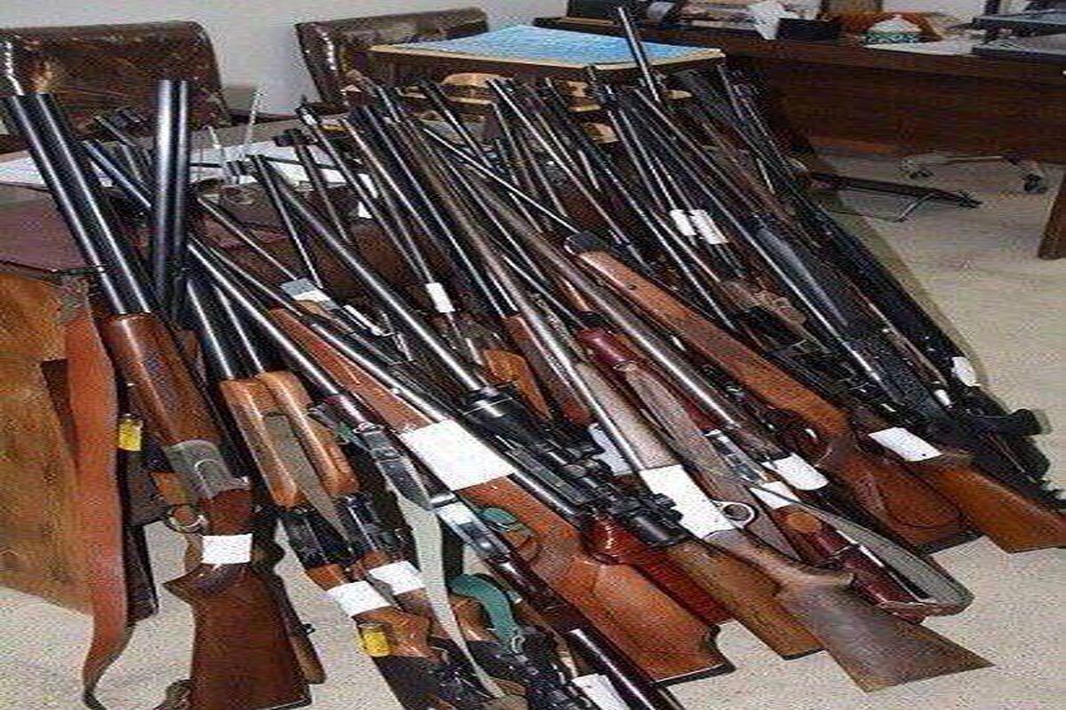 کشف و ضبط ۷۱ اسلحه شکاری و دستگیری ۵۲ متخلف در آذرماه امسال