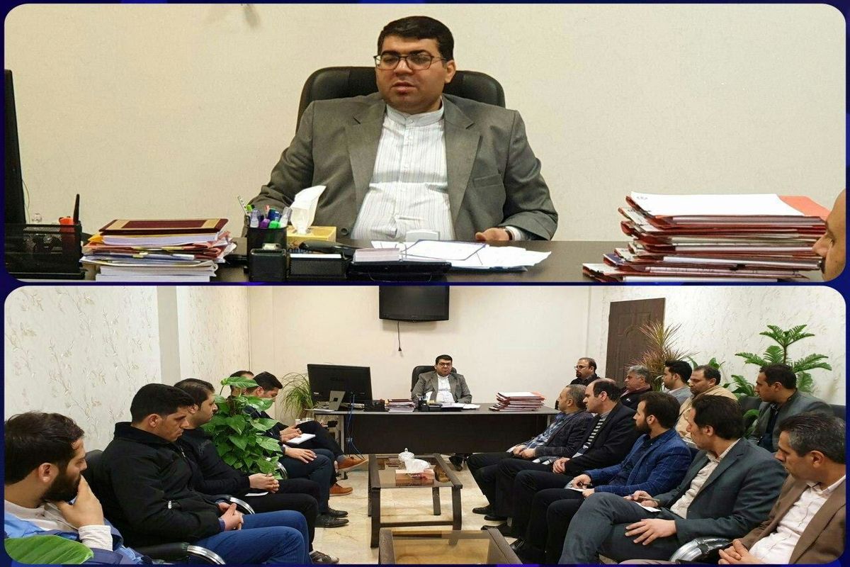 جلسه هم اندیشی سرپرست شهرداری صالحیه با پرسنل مجموعه شهرداری