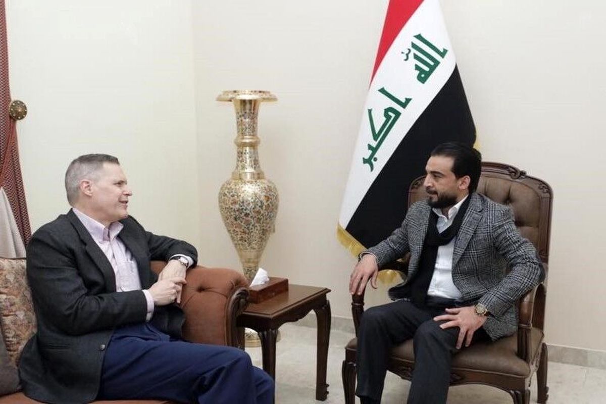رئیس پارلمان عراق و سفیر آمریکا درباره تشکیل دولت آینده گفتگو کردند