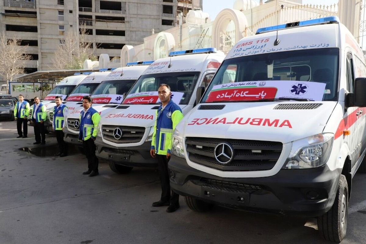 پیوستن ۱۱ دستگاه آمبولانس به ناوگان اورژانس فارس