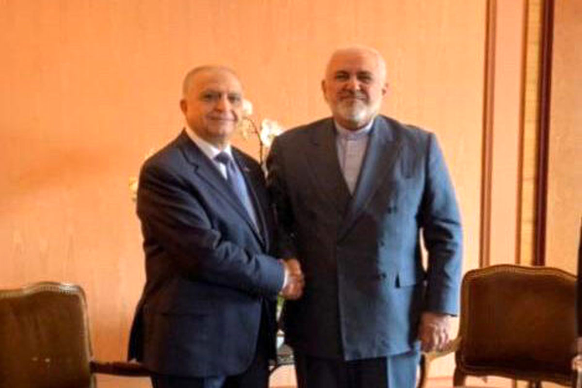 دیدار ظریف با وزیر امور خارجه عراق