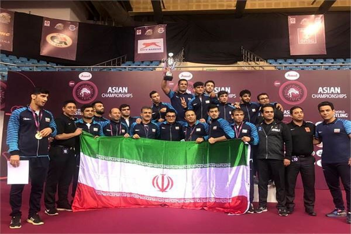 کمیته ملی المپیک قهرمانی تیم ملی کشتی فرنگی ایران را تبریک گفت
