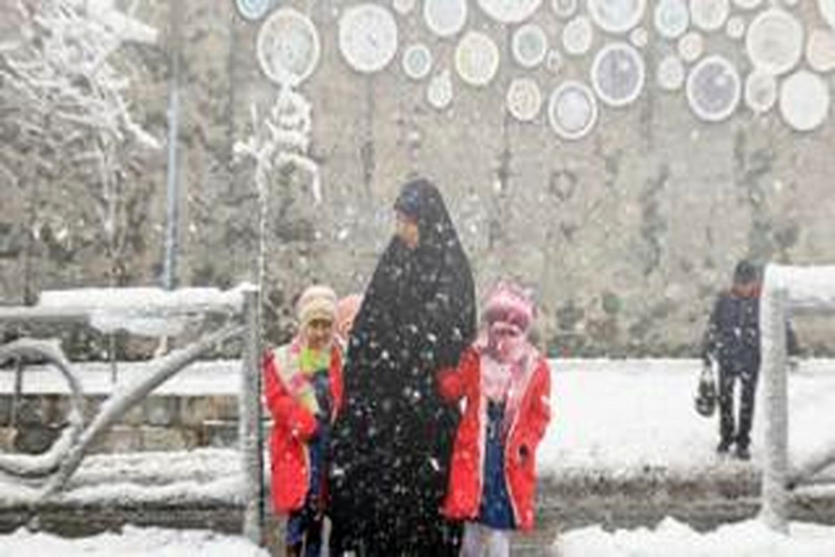 تعطیلی مدارس به علت برف و سرما و کولاک