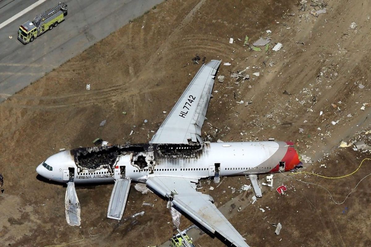 سقوط وحشتناک یک هواپیما با ۸۳ مسافر+عکس