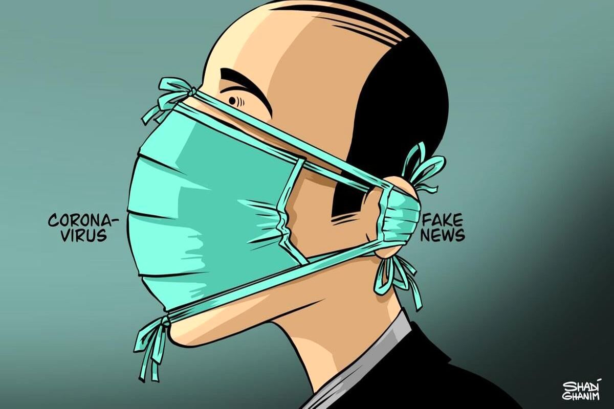 به میدان آمدن کاریکاتوریست‌ها برای شکست کرونا