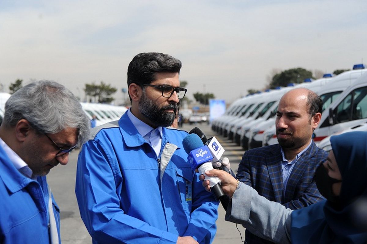 آمبولانس های ایران خودرو دیزل آماده تحویل به ناوگان امدادی کشور