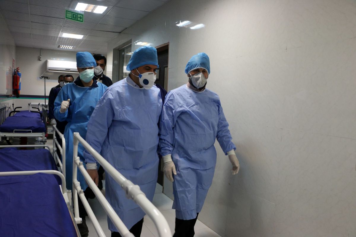 بازدید استاندار خوزستان از بیمارستان قرنطینه شده رازی اهواز+ببینید