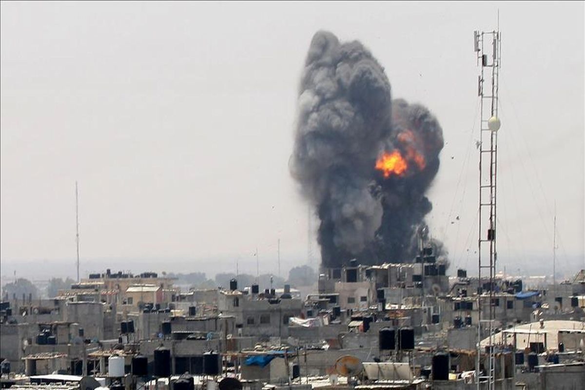 اسرائیل ساختمان دفتر خبرگزاری آناتولی را بمباران کرد