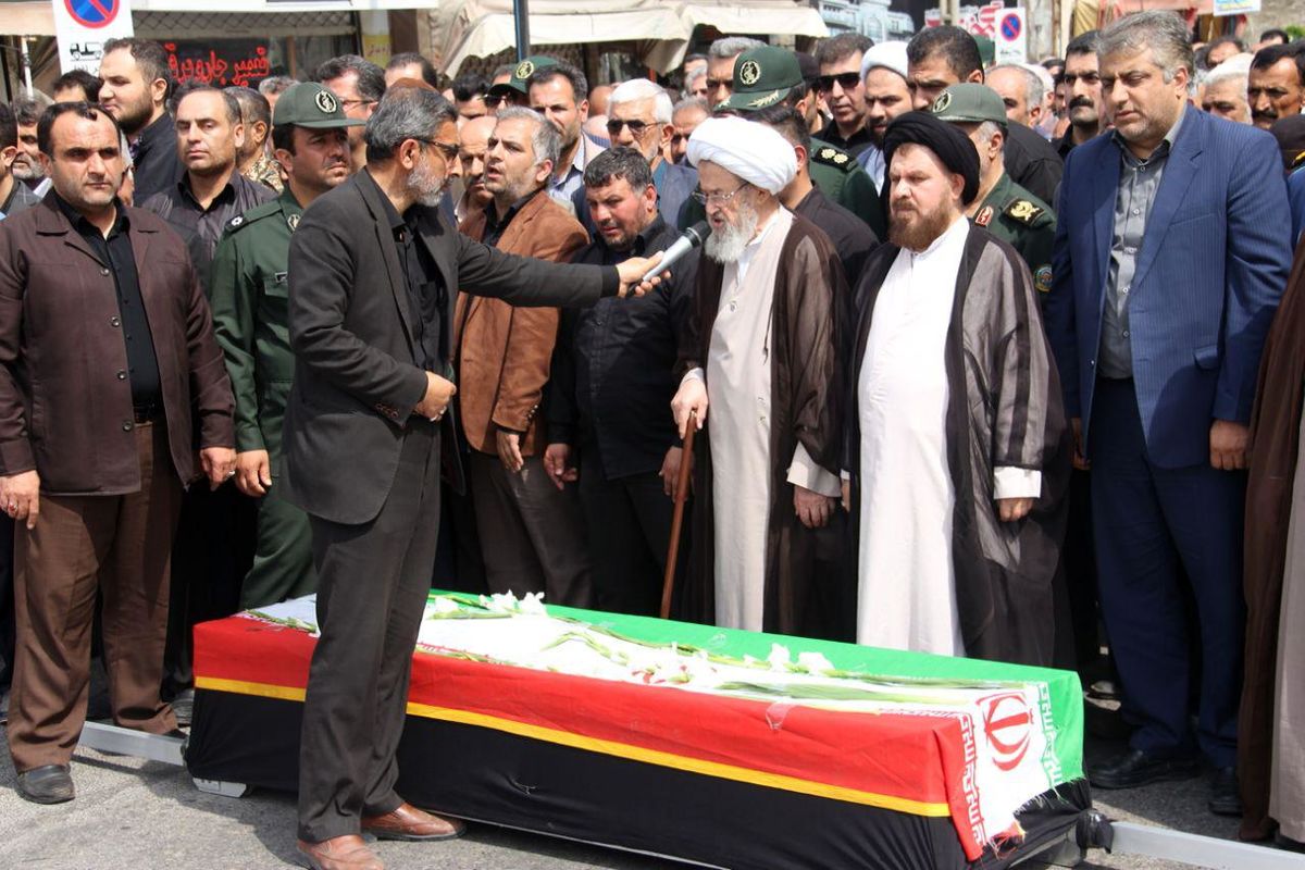 مراسم تشییع پیکر پدر بزرگوار شهیدان رضیعی