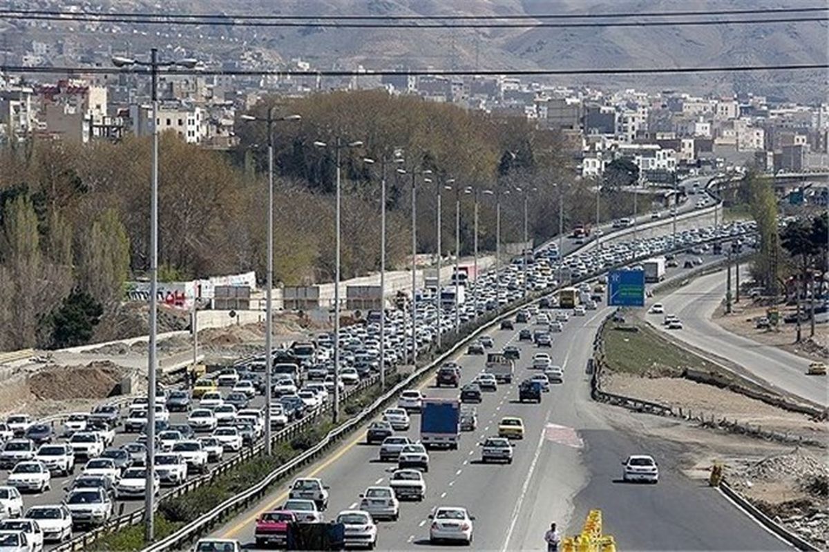 بیشترین تردد خودروها در آزاد راه تهران _ کرج به ثبت رسید