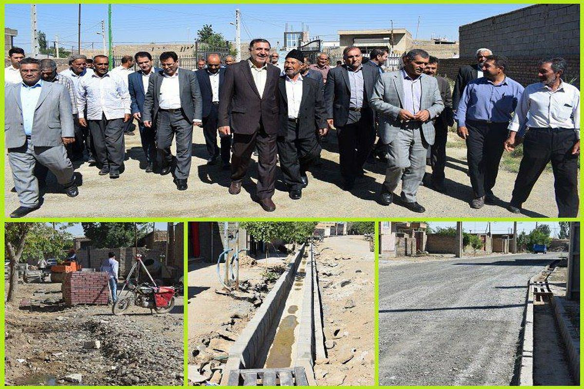 آسفالت ریزی در ۱۴ روستای شهرستان میاندوآب با قیر یارانه ای دولت