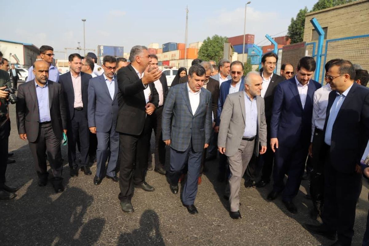 بازدید میدانی وزیر اقتصاد از  دروازه طلایی اقتصاد ایران