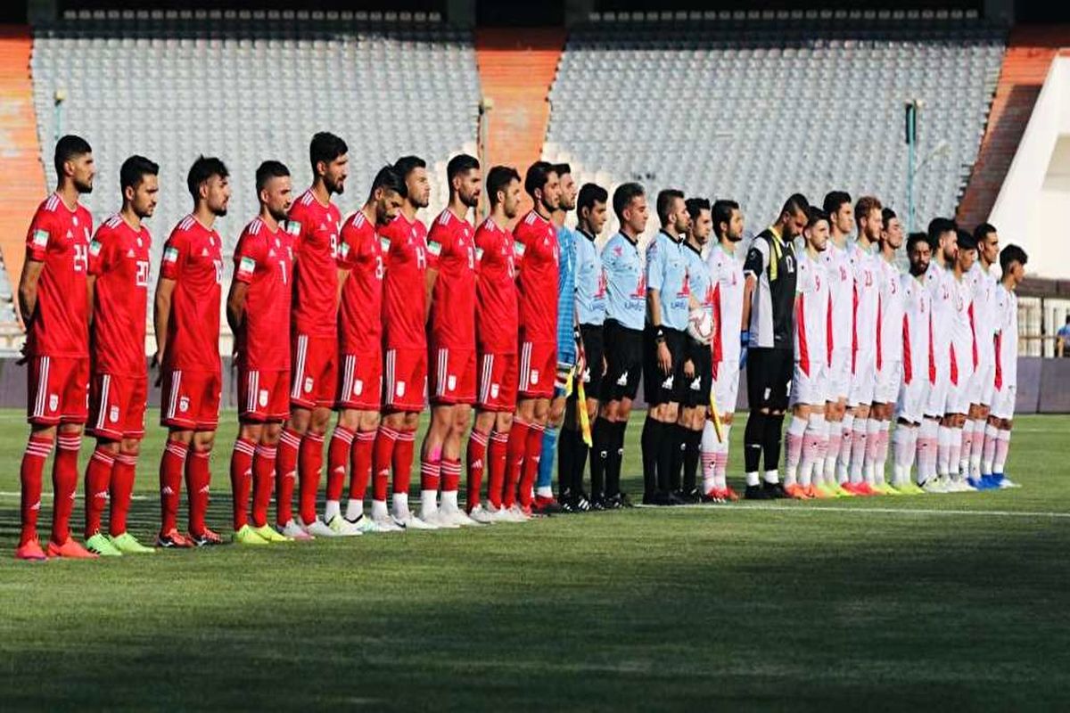تساوی تیم ملی فوتبال بزرگسالان مقابل امیدهای ایران