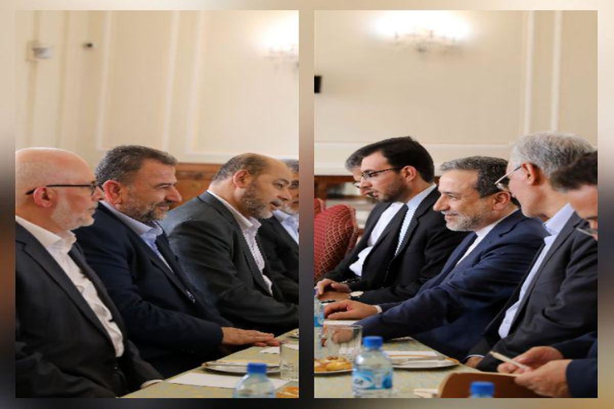 ملاقات معاون رئیس دفتر سیاسی حماس با عراقچی