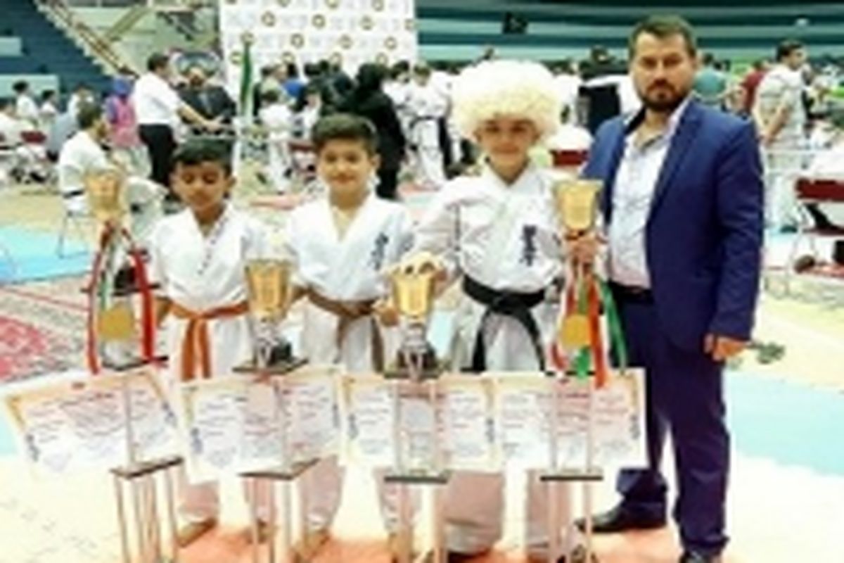 درخشش کاراته کاران شهرستان ترکمن در مسابقات بین المللی