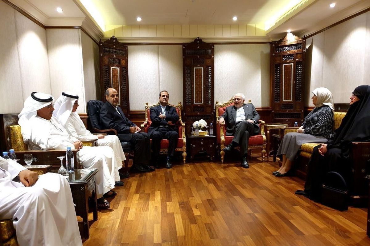 ظریف با اعضای انجمن دوستی ایران و کویت دیدار کرد